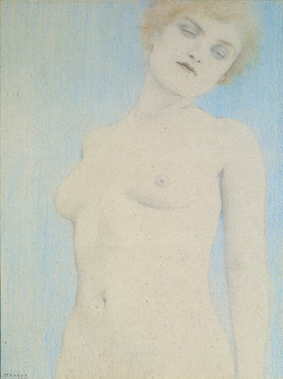 Female Nude by Fernand Khnopff